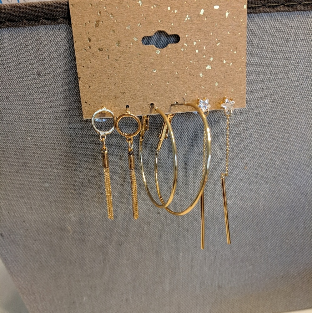 Set of 3 NWT earring set